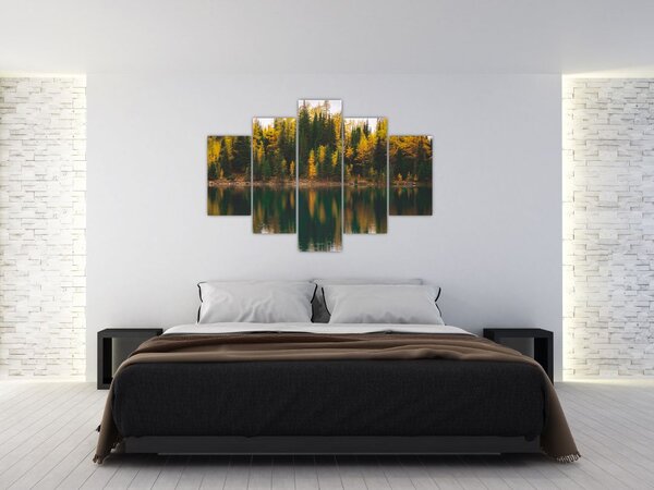 Slika šumskog jezera (150x105 cm)
