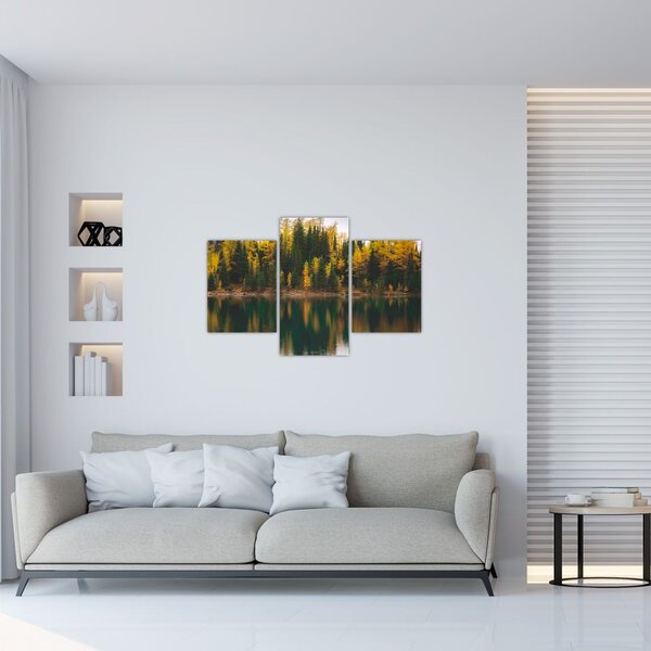 Slika šumskog jezera (90x60 cm)