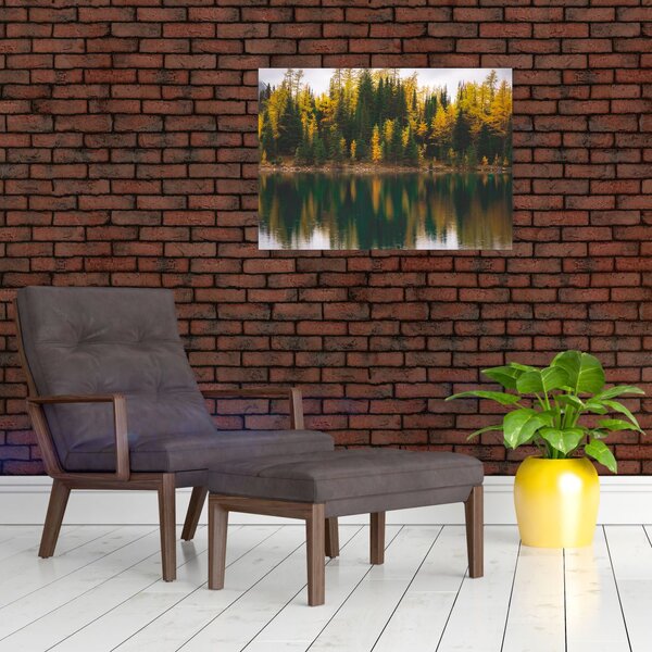 Slika šumskog jezera (70x50 cm)
