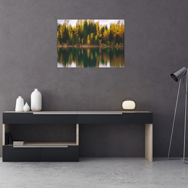 Slika šumskog jezera (70x50 cm)