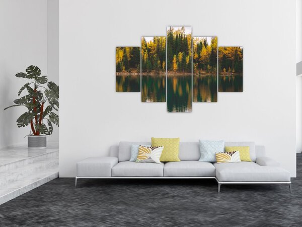 Slika šumskog jezera (150x105 cm)
