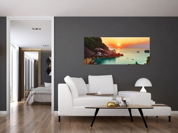 Slika prekrasne plaže (120x50 cm)