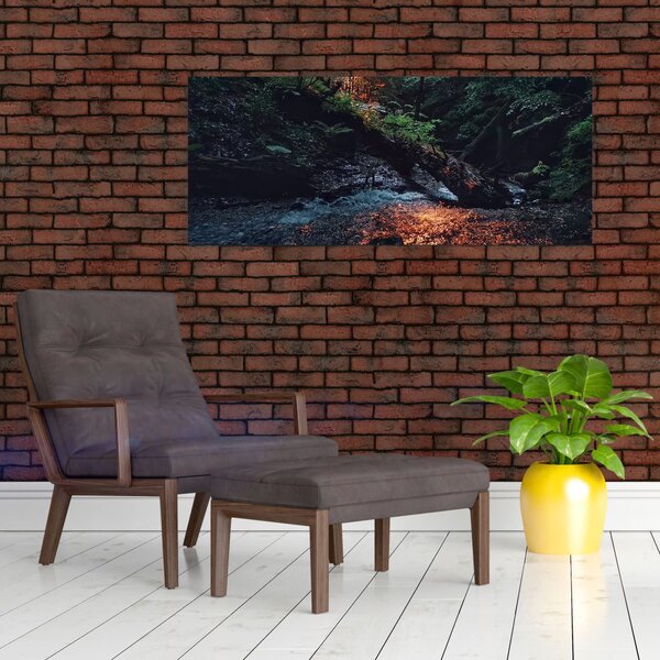 Slika planinskog potoka (120x50 cm)