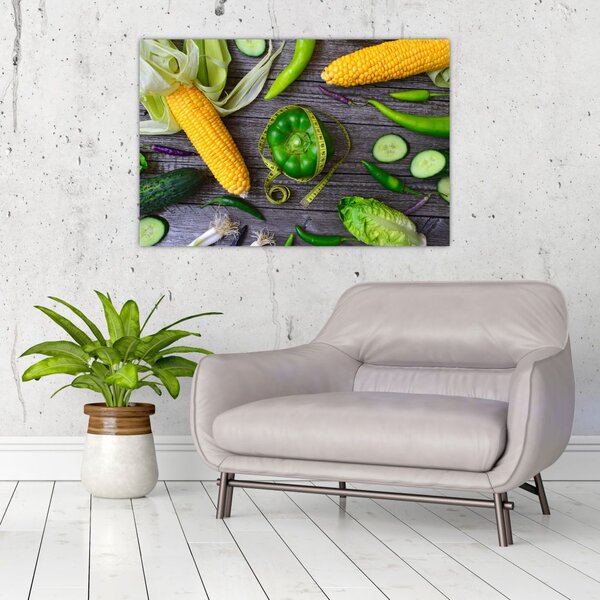 Slika s povrćem (90x60 cm)