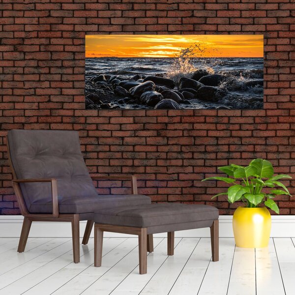 Slika morskih valova (120x50 cm)