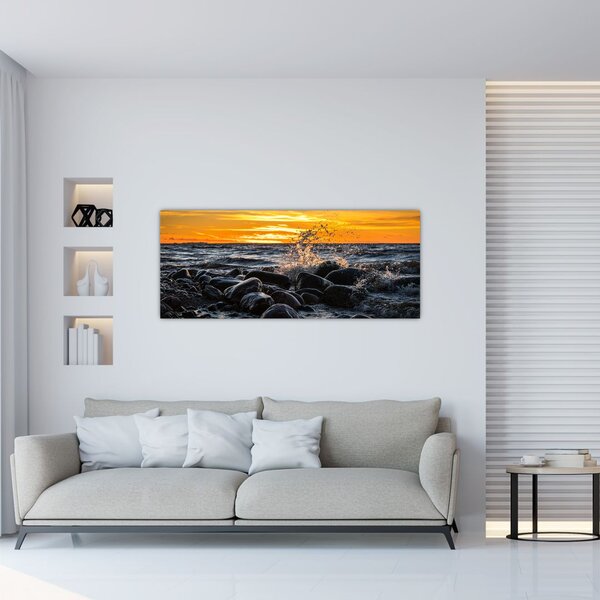 Slika morskih valova (120x50 cm)