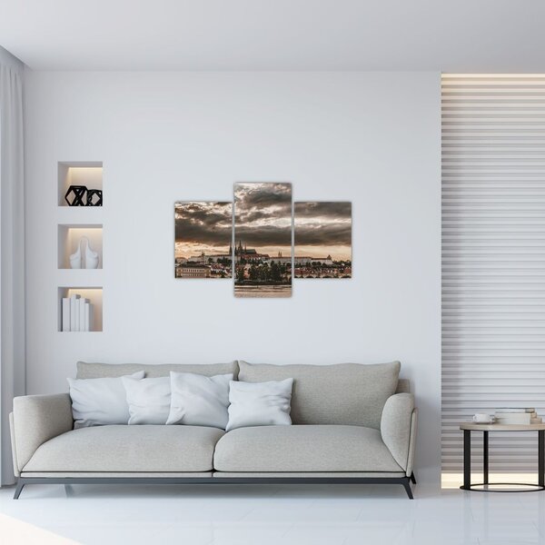Slika Praškog dvorca u sumrak (90x60 cm)