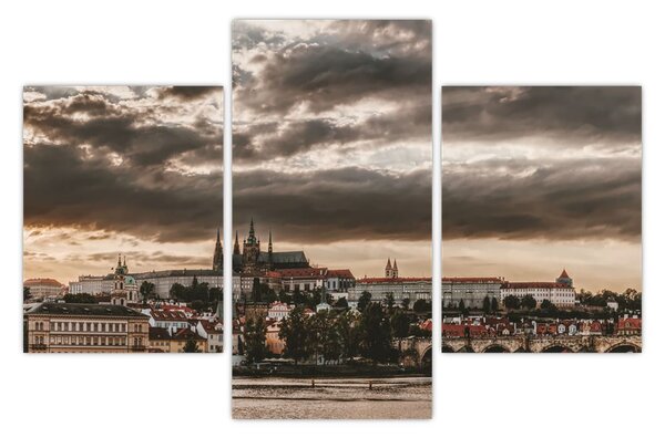 Slika Praškog dvorca u sumrak (90x60 cm)