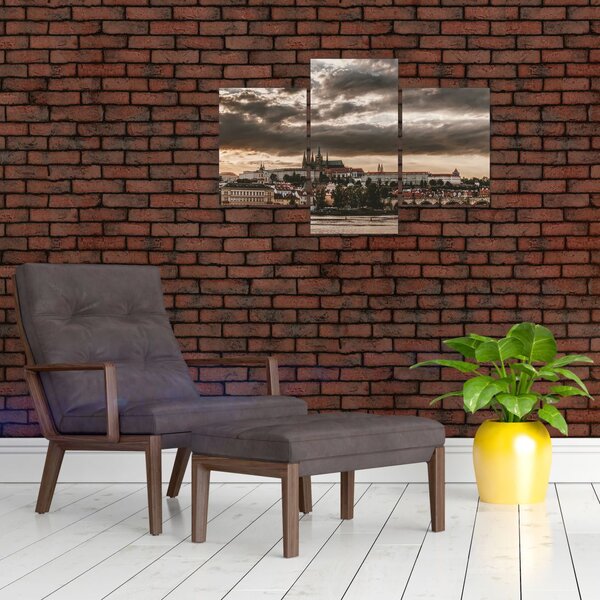 Slika Praškog dvorca u sumrak (90x60 cm)