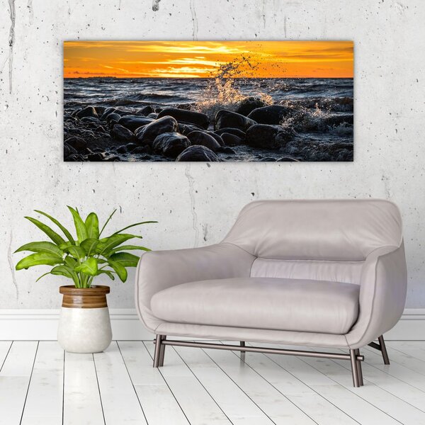 Slika morskih valova (120x50 cm)