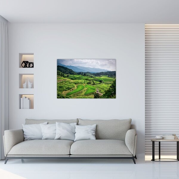 Slika rižinih polja (90x60 cm)