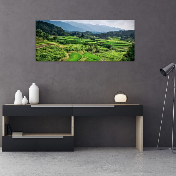Slika rižinih polja (120x50 cm)