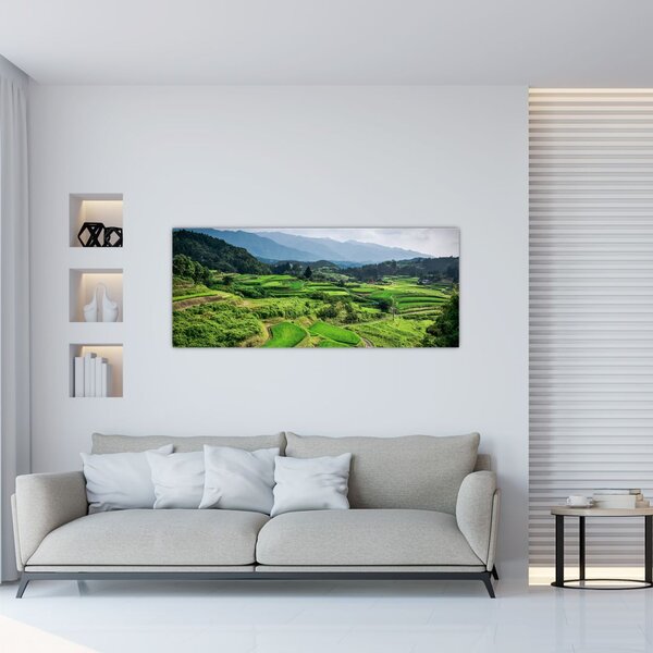 Slika rižinih polja (120x50 cm)