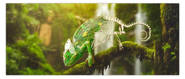 Slika gušterice (120x50 cm)