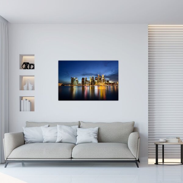 Slika noćnog grada (90x60 cm)