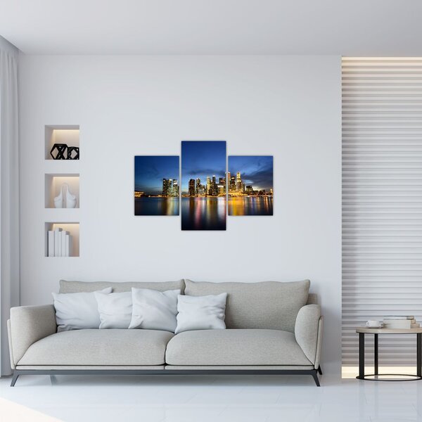 Slika noćnog grada (90x60 cm)