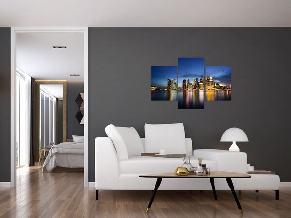 Slika noćnog grada (90x60 cm)