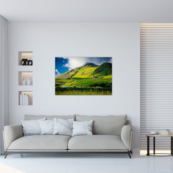 Slika planinskog krajolika (90x60 cm)
