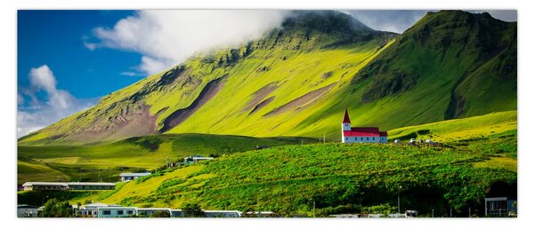 Slika planinskog krajolika (120x50 cm)
