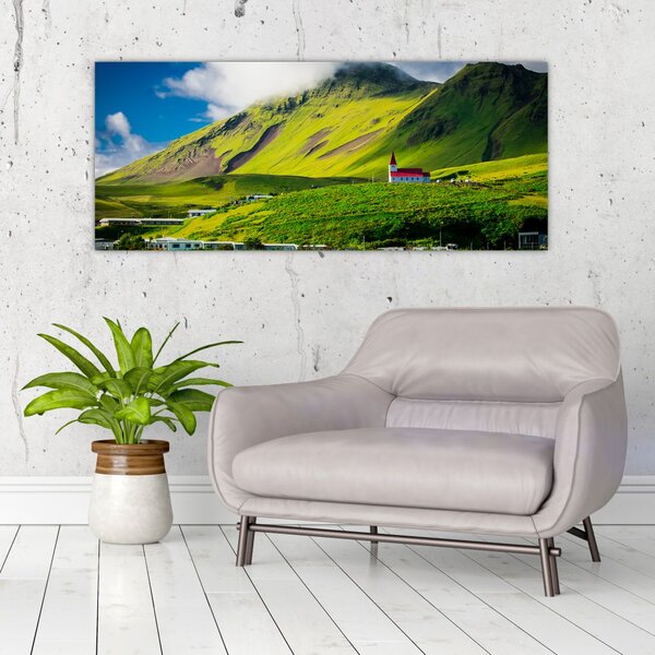 Slika planinskog krajolika (120x50 cm)