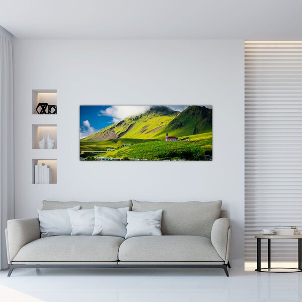 Slika planinskog krajolika (120x50 cm)