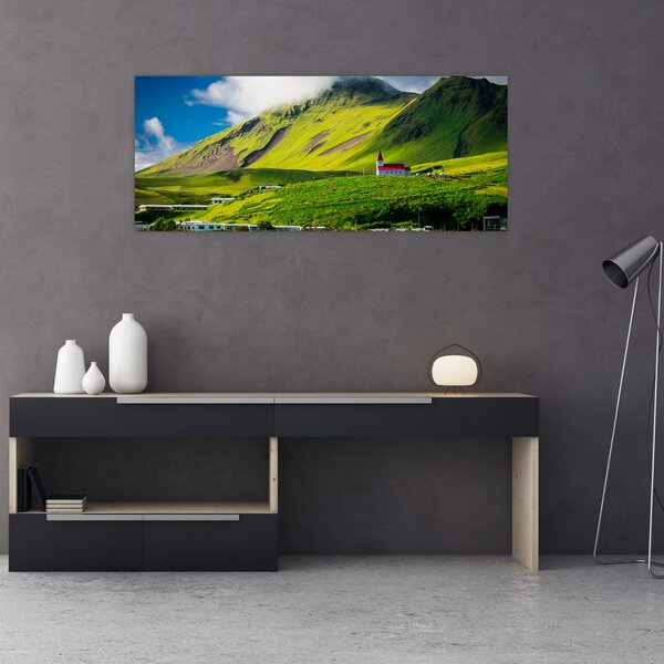 Slika planinskog krajolika (120x50 cm)