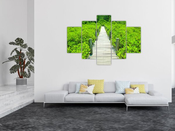 Slika - drvena staza (150x105 cm)
