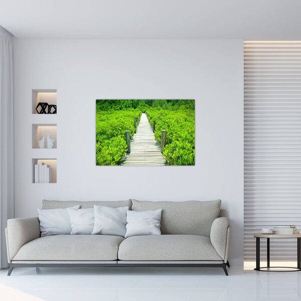 Slika - drvena staza (90x60 cm)
