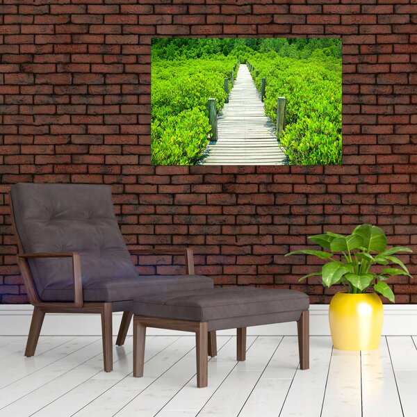 Slika - drvena staza (90x60 cm)