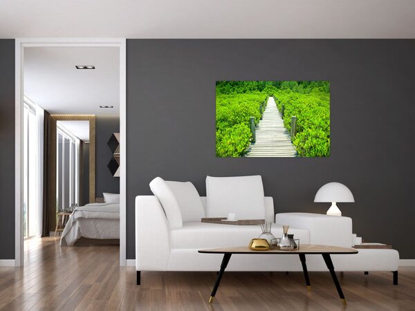 Slika - drvena staza (90x60 cm)