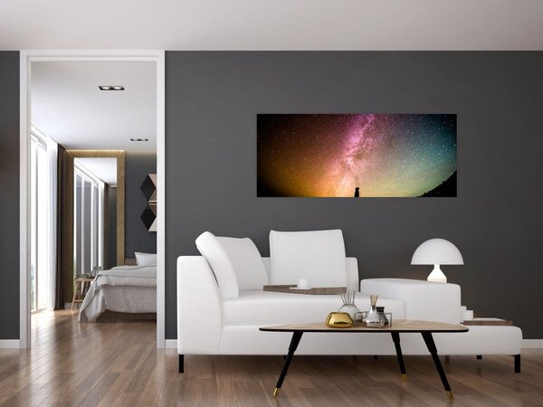 Slika - nebo puno zvijezda (120x50 cm)
