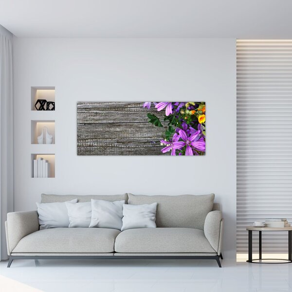Slika - livadsko cvijeće (120x50 cm)