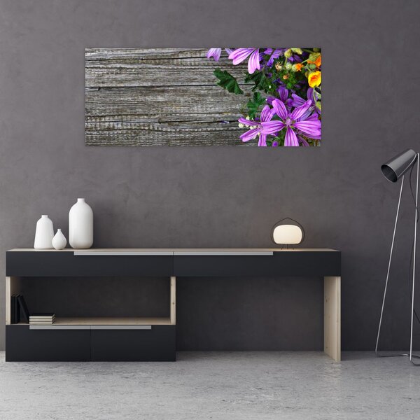 Slika - livadsko cvijeće (120x50 cm)