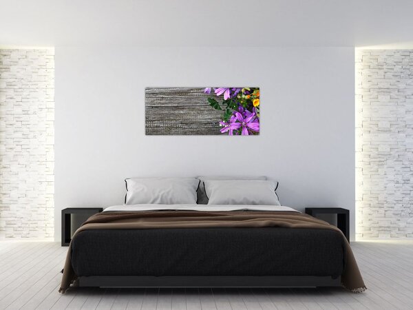 Slika - livadsko cvijeće (120x50 cm)