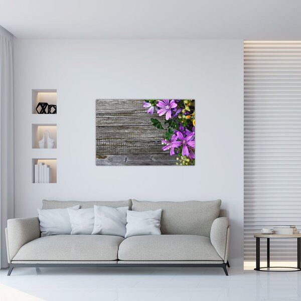 Slika - livadsko cvijeće (90x60 cm)