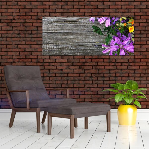 Slika - livadsko cvijeće (120x50 cm)