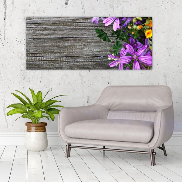 Slika - livadsko cvijeće (120x50 cm)