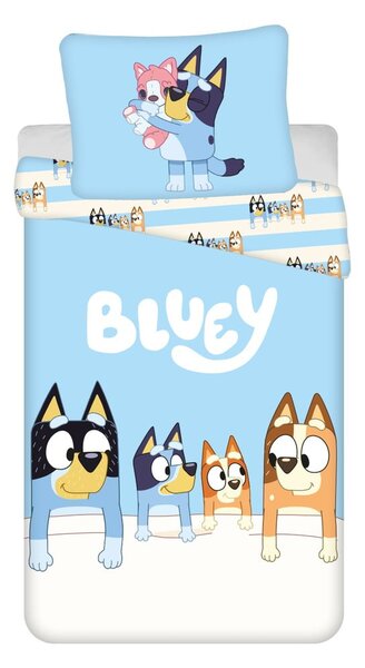 Pamučna dječja posteljina za krevet za jednu osobu 140x200 cm Bluey – Jerry Fabrics