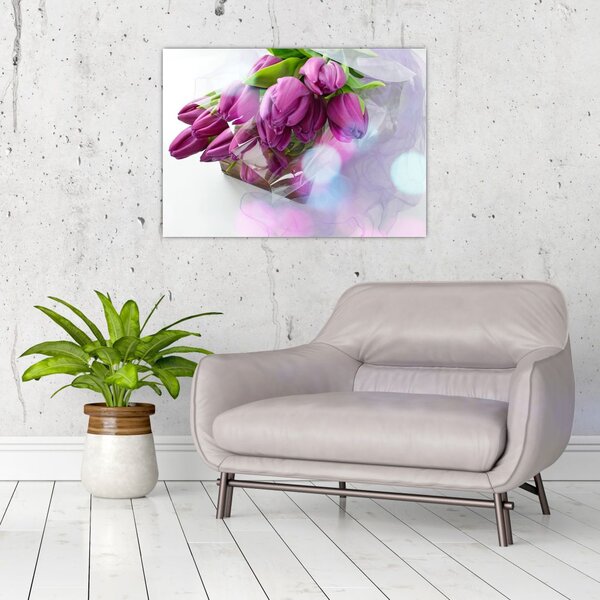 Slika - buket tulipana (70x50 cm)