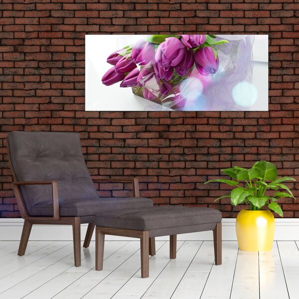 Slika - buket tulipana (120x50 cm)