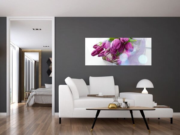 Slika - buket tulipana (120x50 cm)