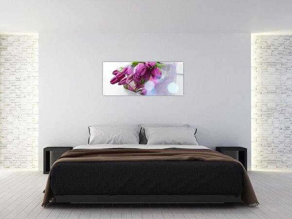 Slika - buket tulipana (120x50 cm)
