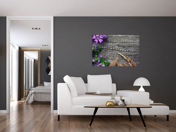 Slika - livadsko cvijeće (90x60 cm)