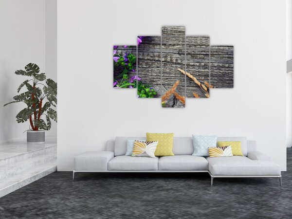 Slika - livadsko cvijeće (150x105 cm)