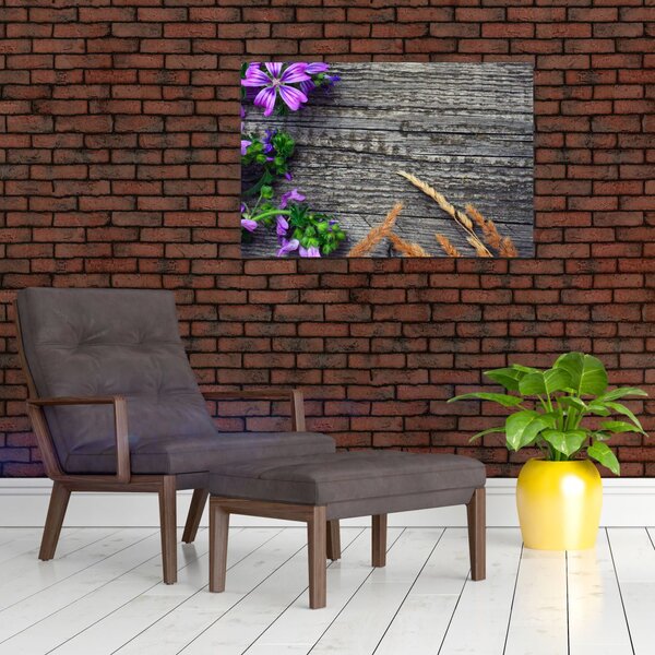 Slika - livadsko cvijeće (90x60 cm)