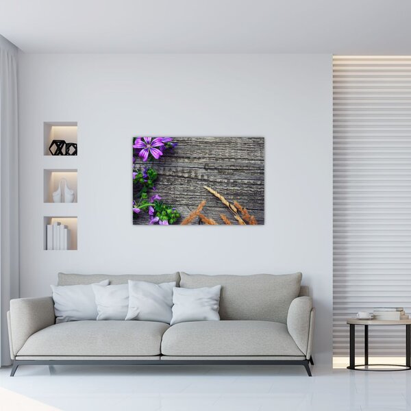 Slika - livadsko cvijeće (90x60 cm)