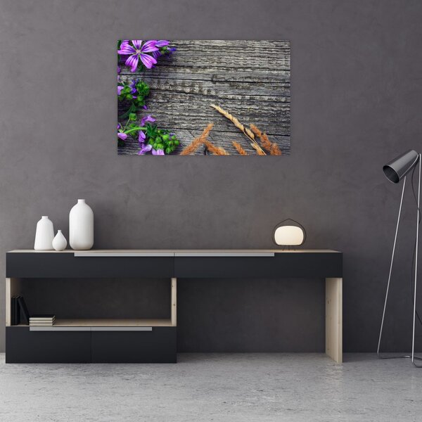 Slika - livadsko cvijeće (90x60 cm)