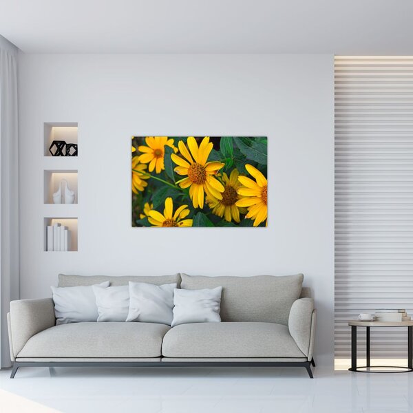 Slika žutih cvjetova (90x60 cm)