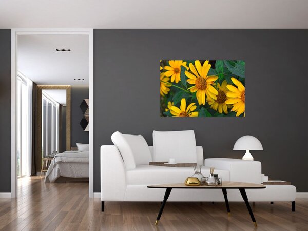 Slika žutih cvjetova (90x60 cm)