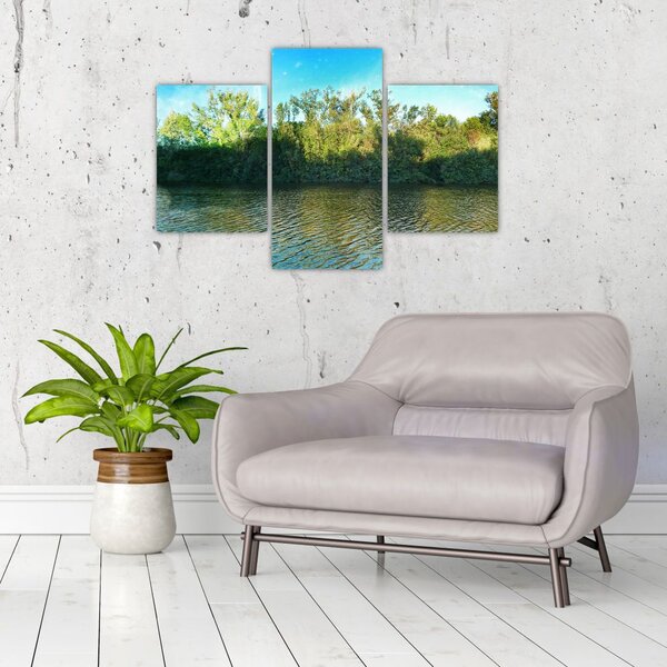 Slika - jezero (90x60 cm)